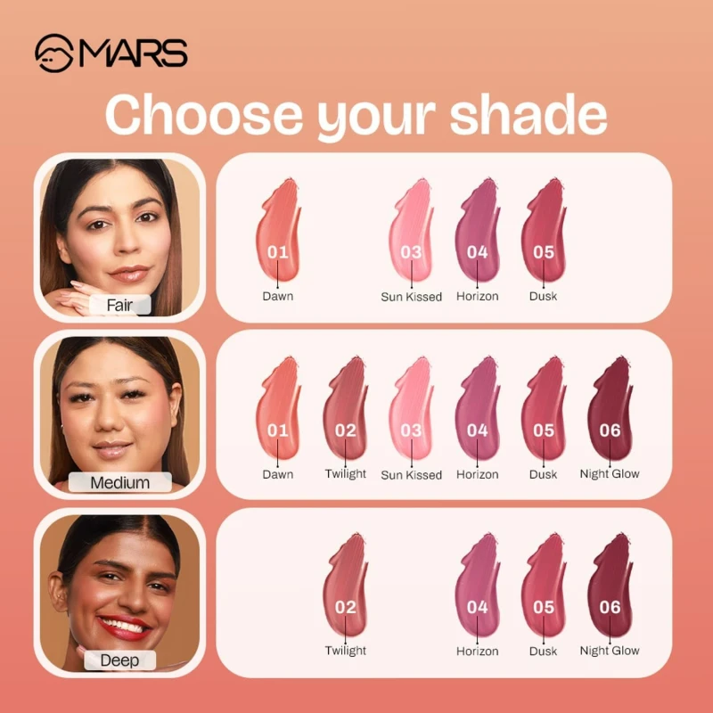 MARS Liquid Blush Hour (12 ml) (04-HORIZON) | Dewy-Matte Finish | Highly Pigmented | Lightweight & Long-Lasting Formula | Effortless Application thumbnail 4